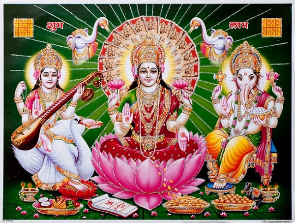 楽天市場】インドの神様 ラクシュミー神お守りカード×1枚[009]India