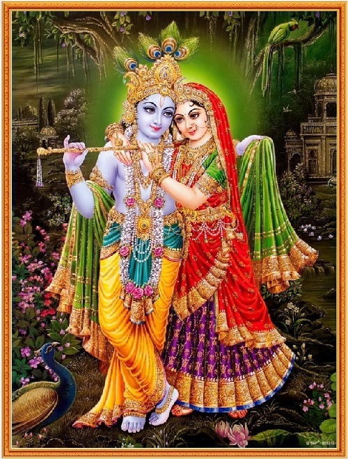 楽天市場 インドの神様 クリシュナ ラーダのお守りカード 小 1枚 002 India God Krishna Radha Small Card Charm 神聖 知 愛 美 魅力 魅了 お守り インド風水アイテムのｐｒａｎａ