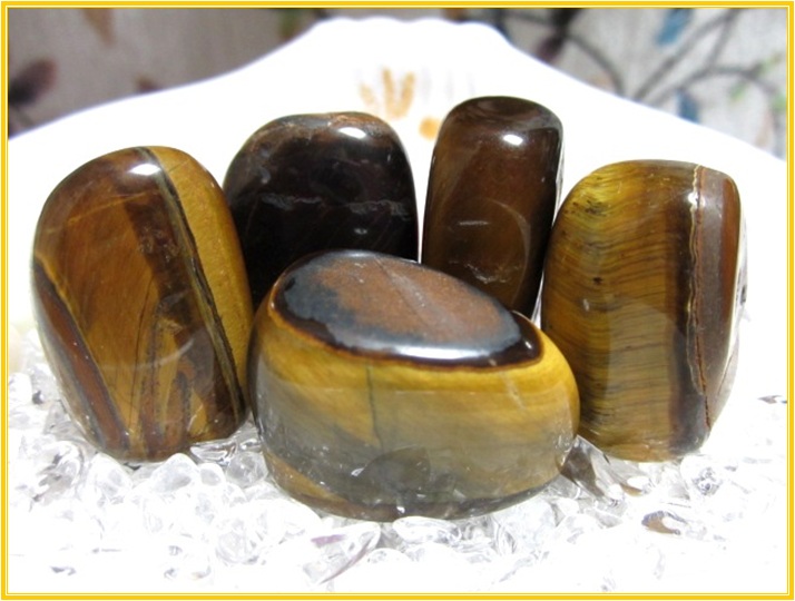 楽天市場】天然石パワーストーンタンブルタイガーアイ(虎目石)【一般