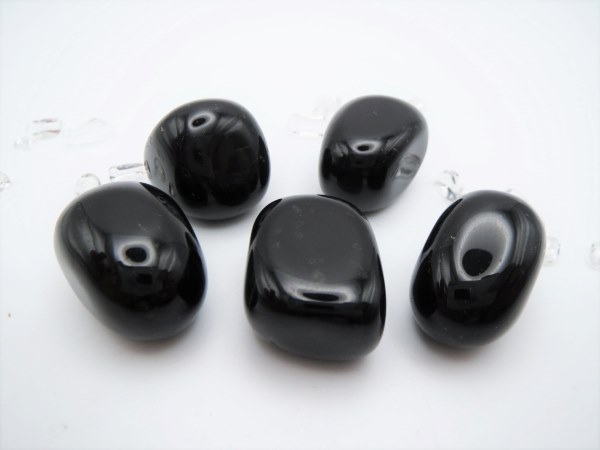 楽天市場】天然石パワーストーンタンブルモリオン(黒水晶)4A級[SQ] SL