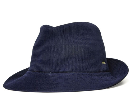 KANGOL カンゴール HIRO TRILBY ヒロトリルビー Navy つば長 紫外線 ハット メンズ レディース
