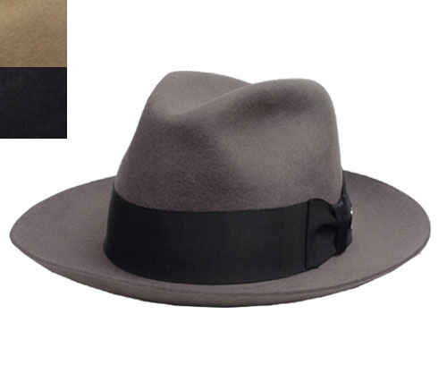 かぶり笠 ステットソン STETSON ST126 TEMPLE WOOL マニッシュハット 暗灰色薄墨色 駱駝 黒 USA 御膳上等 日よけ メンズ レディース