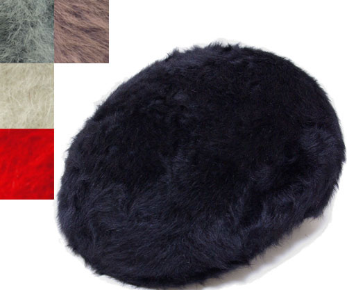 KANGOL（カン決勝点） ハンチング FURGORA 504 ファーゴラ504 BLACK SLATE GREY CREAM SCARLET COCOA アンゴラ 毛皮