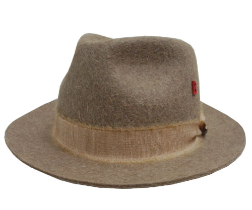 かぶり笠 MY BOB マイシリング RABBIT FUR FELT HAT KNUT ベージュ うさぎ毛 御前上等 はたご屋界面 モヘヤ フェルトかぶり笠 メンズ レディース