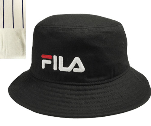 fila bucket hat black