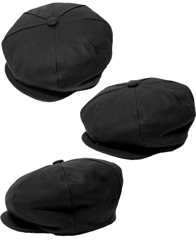 【楽天市場】ニューヨークハット 帽子 キャスケット ハンチング NEW YORK HAT 6218 CANVAS NEWSBOY Black
