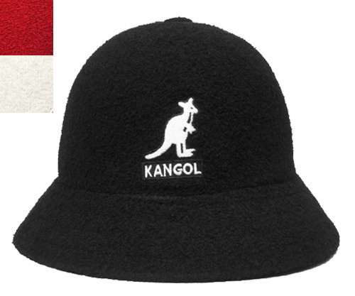 カン決勝点 KANGOL Big LOGO Casual BLACK SCARLET WHITE パイル 心地好い メンズ レディース 帽子-メンズ帽子-ハット