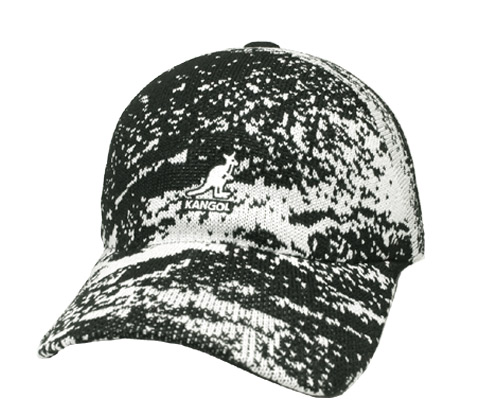 KANGOL カンゴール Airbrush Adj Spacecap BLACK/WHITE メンズ レディース 男女兼用