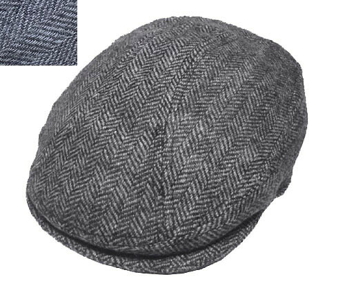 New York Hat（ニューヨークハット） ハンチング 9333 HERRINGBONE 1900 Charcoal｜PRAST