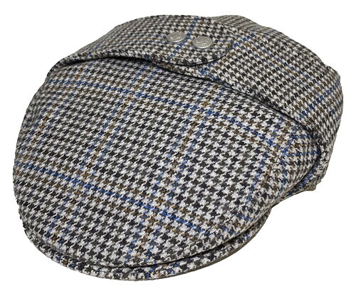 KANGOL（カンゴール） ハンチング TWEED BUGATTI DAVIDSONCHECK チェック 耳当て イタリア製 メンズ レディース｜PRAST