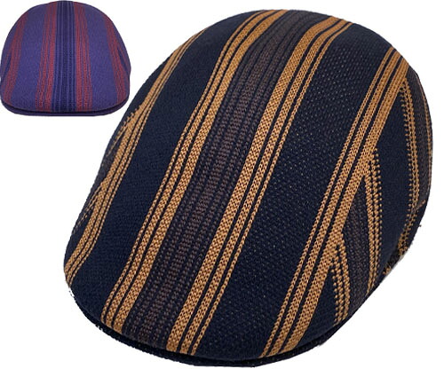 カンゴール KANGOL NOSTALGIA STRIPE 507 BLACK HAZYINDIGO ストライプ ハンチング メンズ レディース