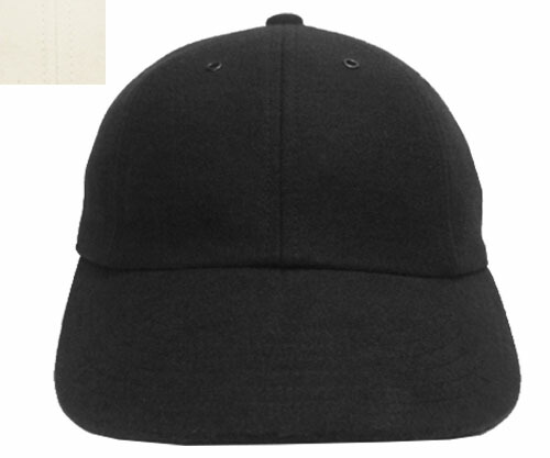 Racal ラカル 1322 8Panel Round Visor Cap 8パネルラウンドバイザーキャップ BLACK IVORY メンズ レディース