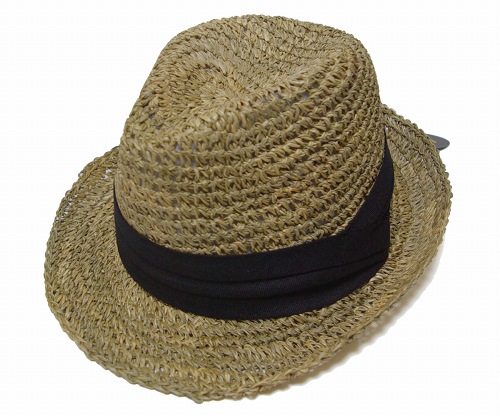 【楽天市場】NEW YORK HAT（ニューヨークハット） 麦わら帽子 ストローハット #7014 SEA GRASS FEDORA w