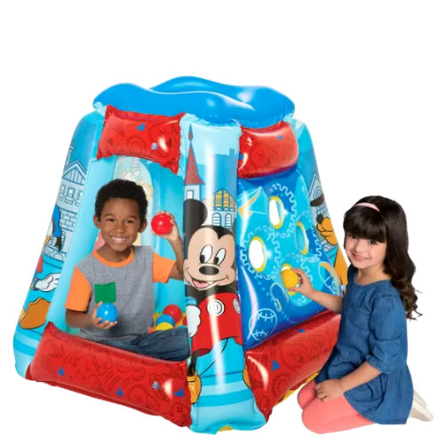 市場 在庫限り Ballsインフレータブル With 個付トイストーリー ボールハウス 2108ディズニー Pits Ball Inflatable ミッキーdisney