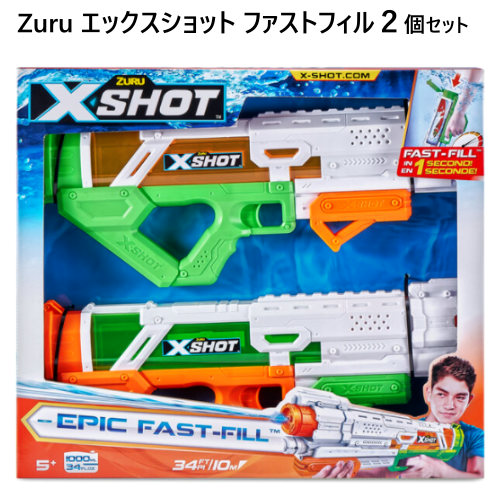 Zuru エックスショット X-Shot トイガン 2個パック 300発 Zuru エックスショット X-Shot トイガン 2個パック 300発