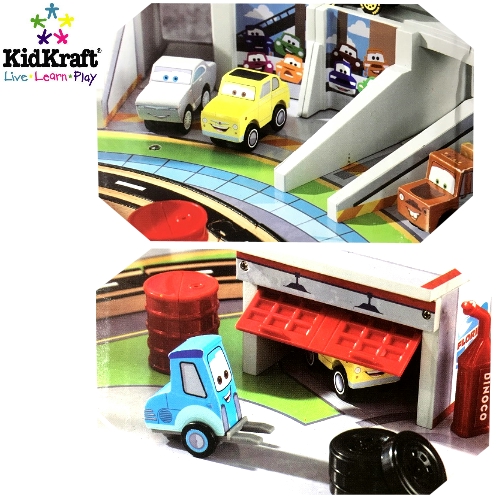 Kidkraft Disney Carsウォルトディズニー カーズ 競争データトラック書き割り テーブルフロリダ 国際 男の児車輪 トイ 線路 ミニカー Smtb Ms Acilemat Com