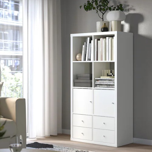 楽天市場】＊202403KALLAX カラックス シェルフユニット 扉付き