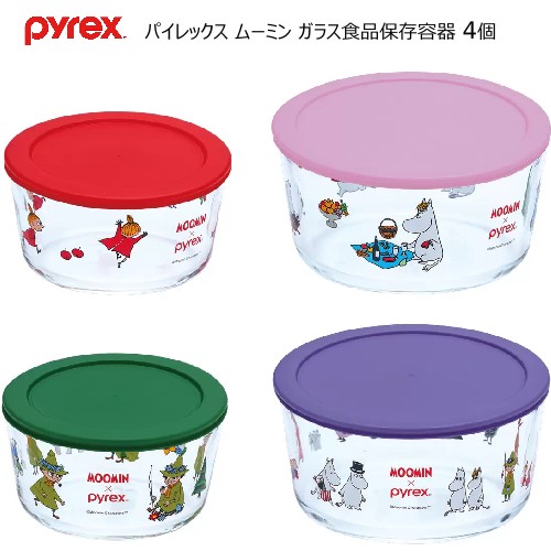 Pyrex Moomin 【楽天市場】【】202408パイレックス ムーミン ガラス食品保存容器 4個セットPyrex Moomin Glass Storage ...