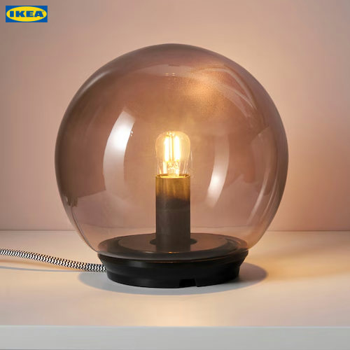 【本日タイムセール】BLIDVÄDER ブリドヴェーデル IKEA ランプ BLIDVÄDER ブリドヴェーデル テーブルランプ, オフホワイト