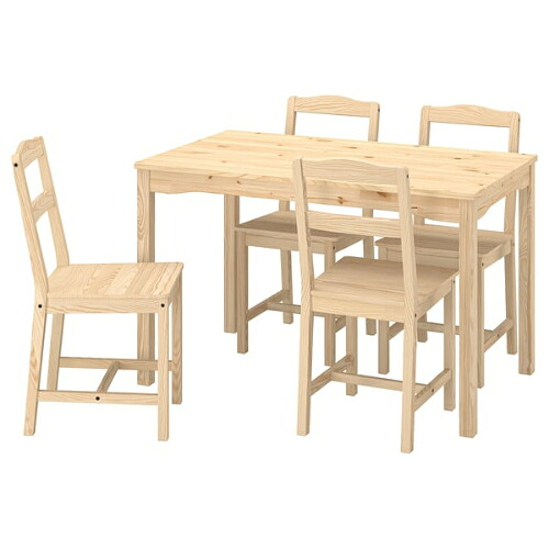 ＊202602 H?GERN?S ヘーゲルネス テーブル＆チェア4脚 パイン材 快適 頑丈 耐久性 IKEA イケア おしゃれ 新生活 天然素材 木目模様 106.067.58
