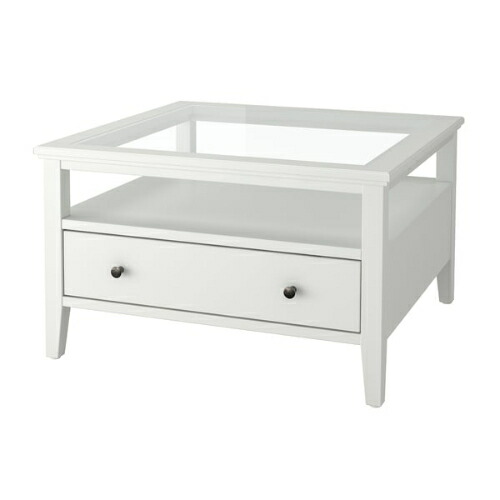 ＊202602 IDAN・・S イダネス コーヒーテーブル ホワイト 80x80 cm 収納 簡単 組み立て IKEA イケア おしゃれ 新生活 引き出し 簡単 ローテーブル 205.000.06