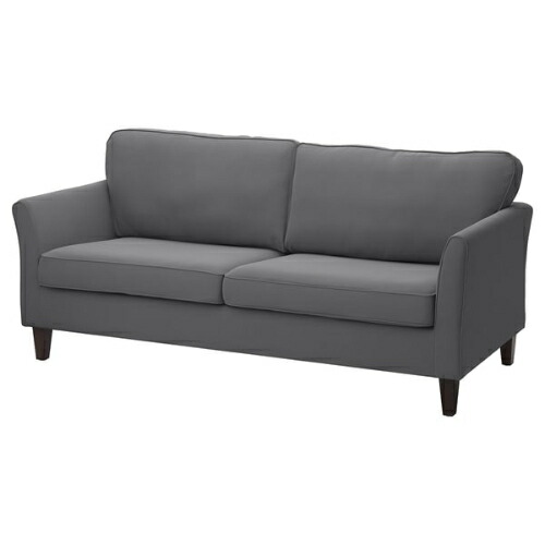 ＊202602 EKHOLMA エークホルマ 3人掛けソファ ハーケボ ダークグレー 快適 頑丈 耐久性 IKEA イケア おしゃれ 新生活 ポケットスプリング カバー 取り外し 洗濯 395.374.15 65,890円