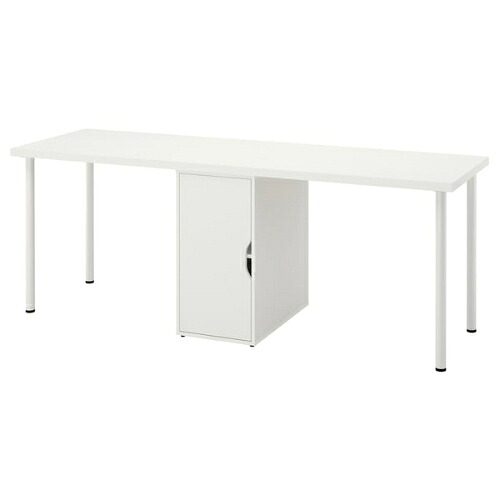 ＊202603 LAGKAPTEN ラグカプテン / ALEX アレクス デスク ホワイト 200x60 cm IKEA イケア おしゃれ 新生活 家具 396.076.82