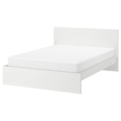 ★新生活応援セール★＊202603 MALM マルム ベッドフレーム ホワイト/ロンセット 140x200 cm IKEA イケア おしゃれ 新生活 家具 寝具 すのこ すっきり 792.769.96