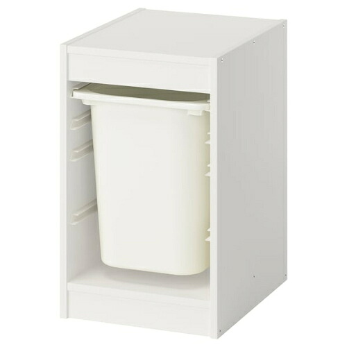 ＊202603 TROFAST トロファスト 収納コンビネーション ボックス付き ホワイト/ホワイト 34x44x56 cm 収納 IKEA イケア おもちゃ収納 おかたづけ 家具 おしゃれ 新生活 整理棚 棚 収納ボックス 子供部屋 収納家具 196.019.83