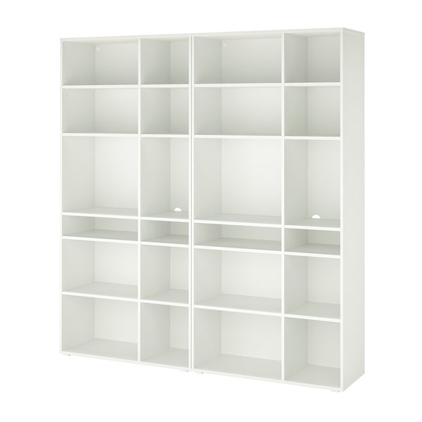 ＊202604VIHALS ヴィーハルス シェルフコンビネーション 白いこと 190x37x200 cmIKEA イケア今めかしい 新やって行く 調度品 収納家具 兼ね合い性 耐久性094.780.35