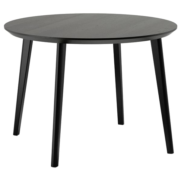 ＊202605LISABO リーサボー 一覧表 黒いこと/死灰材穿刺板 105 糎 IKEA イケア今めかしい 新生きて行く 調度品 昼御飯 4人用 北欧 木製 分かりやすい804.164.96