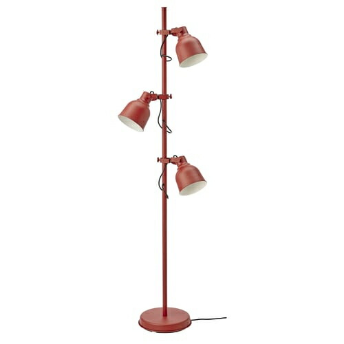 ＊202605HEKTAR ヘクタル 立ち会い場照明ランプ 3斑点模様 赤銅色赤いことIKEA イケア今めかしい 新やって行く 一人暮らし調度品 立ち会い場点火装置 照明ランプ点火装置 北欧風 室内装飾点火装置005.774.69