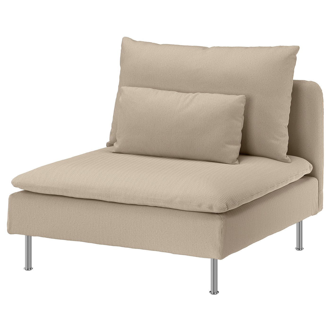 *202606SODERHAMN ソーデルハムン 1人掛けソファセクション ケーリンゲ ベージュIKEA イケアおしゃれ 新生活 一人暮らし家具 北欧 雑貨 インテリア296.215.89|PRAY LIV 店