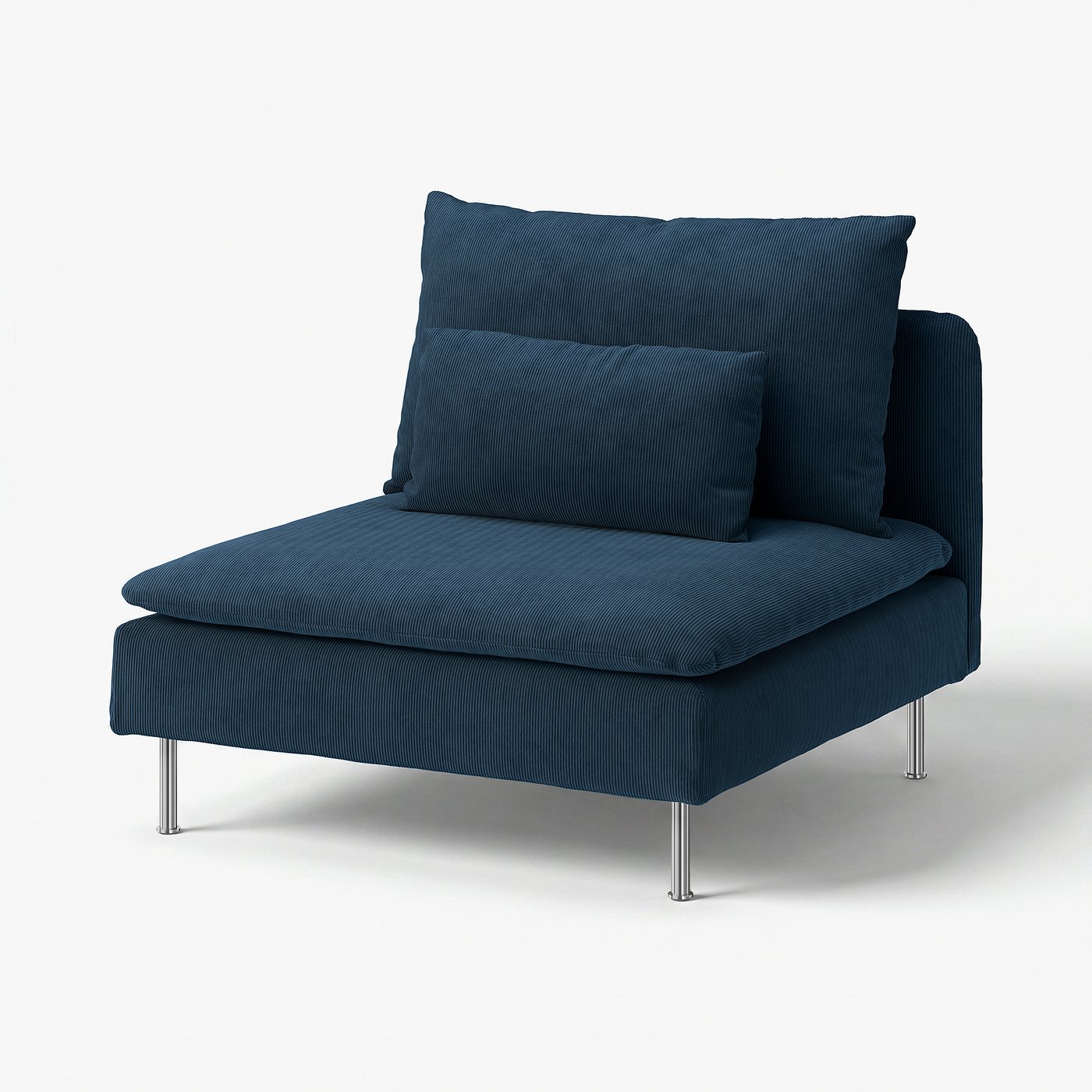 *202606SODERHAMN ソーデルハムン 1人掛けソファセクション ケーリンゲ ダークブルーIKEA イケアおしゃれ 新生活 一人暮らし家具 北欧 雑貨 インテリア696.215.92|PRAY LIV 店