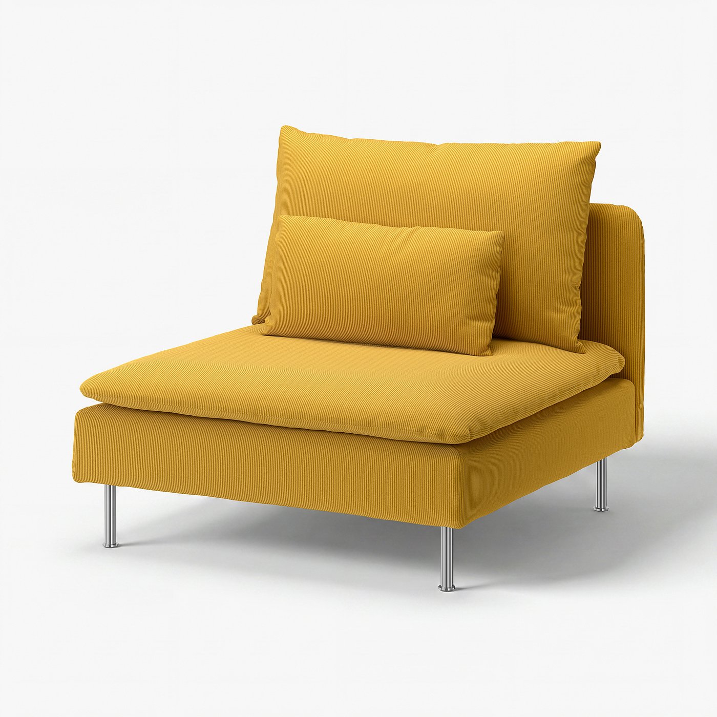 ＊202606SODERHAMN ソーデルハムン 1人掛けソファセクション ケーリンゲ ダークイエローIKEA イケアおしゃれ 新生活 一人暮らし北欧モダン マスタード ロータイプ 組み合わせ自由 パーソナルチェア996.215.95｜PRAY LIV 店