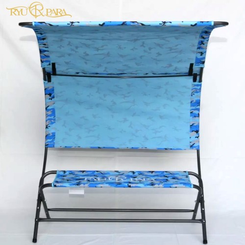 ＊【COS】202302リューパラ シェードチェアー 青偽装色Ryupara Shade Chair 太陽光線付き添い人ベンチキャンプチェア イス アウトドア 室外用 軽さ腰掛け 難民キャンプ 砂浜 つり銭 納める袋 運動競技御覧になる納めるうしろ側付き添い人45082-2