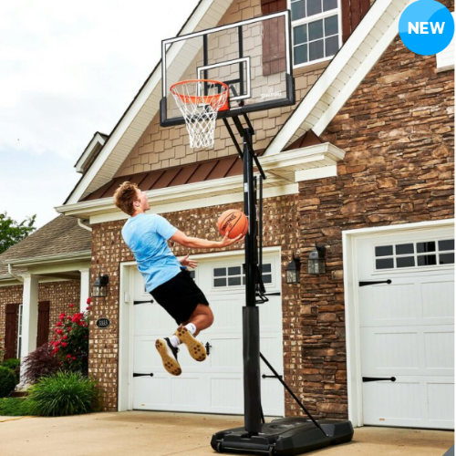 SPALDINGPORTABLEBasketballSystem52スポルディングポータブルバスケットゴールミニバスケット公式52インチバックボード【smtb-ms】0575568