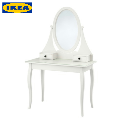 楽天市場 Ikea Hemnes ドレッシングテーブル ミラー付き ホワイトイケア ヘムネス 化粧台 鏡台 ドレッサー 100 50 Cm Smtb Ms Pray Liv 楽天市場店