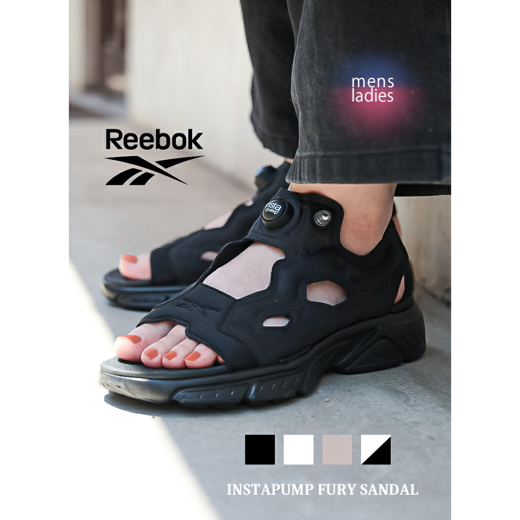Reebok INSTAPUMPFURY SANDAL 28cm ネイビー REEBOK INSTAPUMP FURY SANDAL NAVY × WHITE リーボック