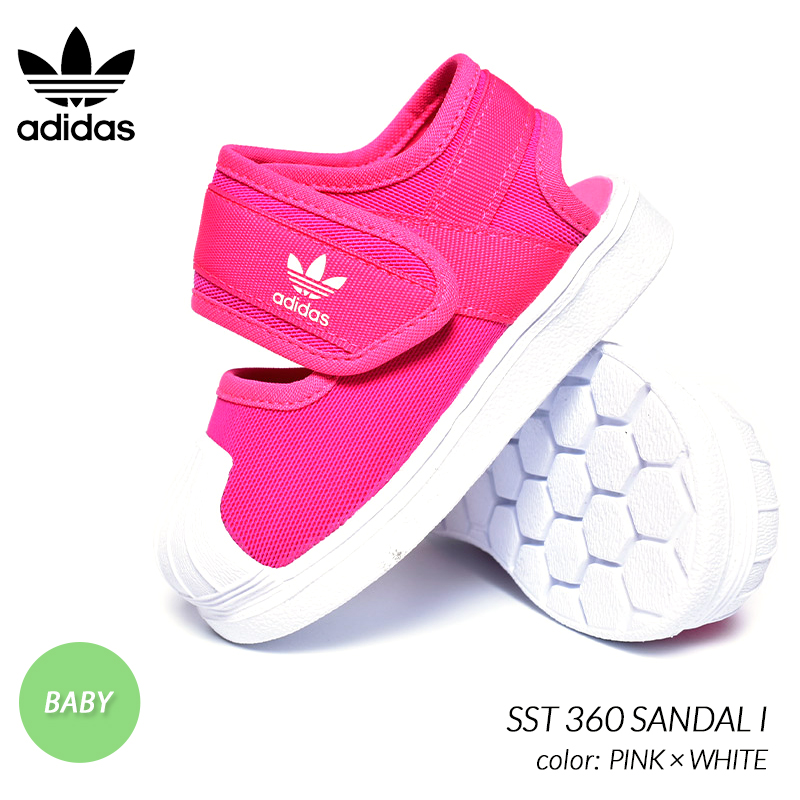 楽天市場 Adidas Sst 360 Sandal I Pink White アディダス キッズ ベビー サンダル スニーカー ピンク 白 ホワイト シューズ 靴 Eg5712 Precious Place