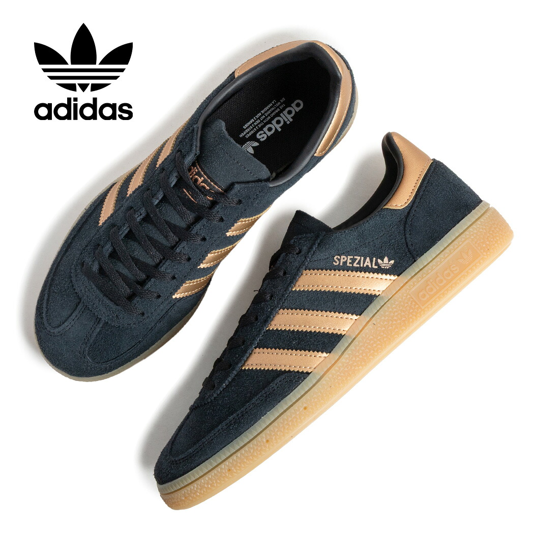 【お買い物マラソン限定クーポン配布中!!】adidas アディダス HANDBALL SPEZIAL W ハンドボール スペツィアル スニーカー CORE BLACK/GUM ( ブラック 黒 ガムソール レディース KI3298 )