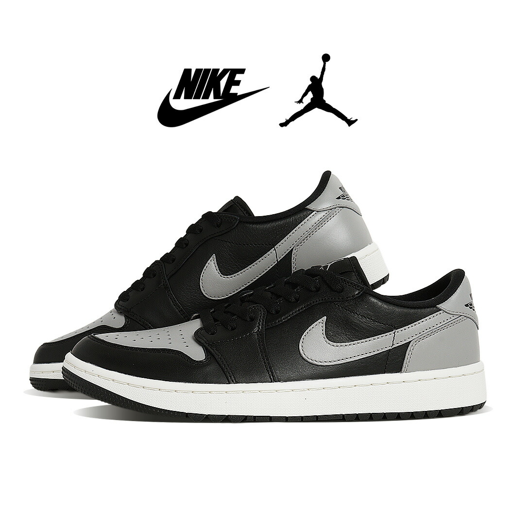 【お買い物マラソン限定クーポン配布中!!】NIKE ナイキ エアジョーダン 1 ロー ゴルフ スニーカー AIR JORDAN 1 LOW GOLF BLACK/MEDIUM GREY ( ブラック グレー AJ1 メンズ DD9315-001 )