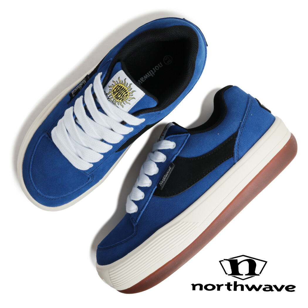 【1000円OFFクーポン発行中!】NORTHWAVE ノースウェーブ エスプレッソ スエード スニーカー ESPRESSO SUEDE BLUE/BLACK ( ブルー 青 厚底 レザースニーカー メンズ NW001BBK )