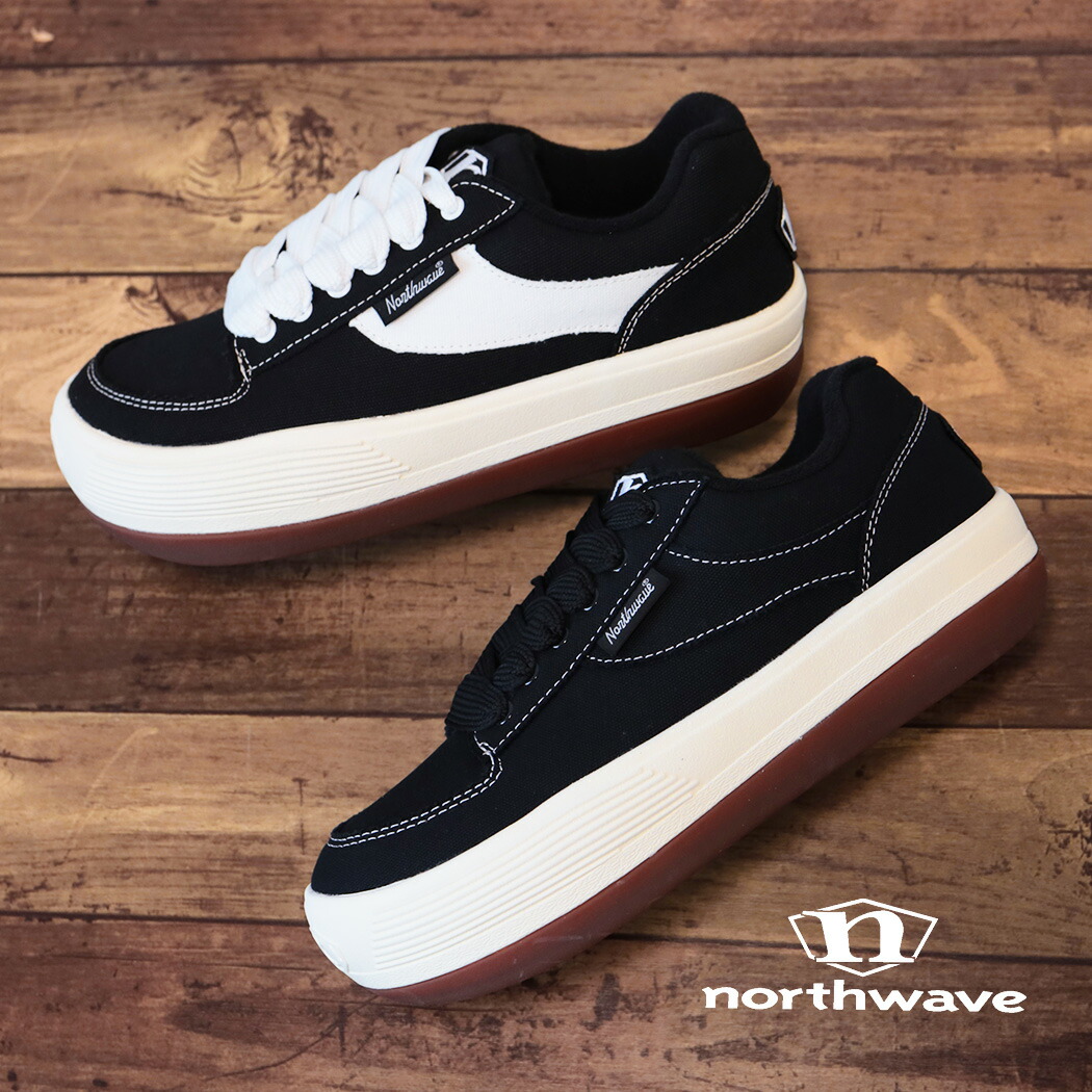 【1000円OFFクーポン発行中!】NORTHWAVE ノースウェーブ エスプレッソ キャンバス スニーカー ESPRESSO CANVAS ( 黒 ブラック 白 ホワイト 厚底 メンズ レディース ボリュームソール 国内正規品 NW-004 )｜PRECIOUS PLACE