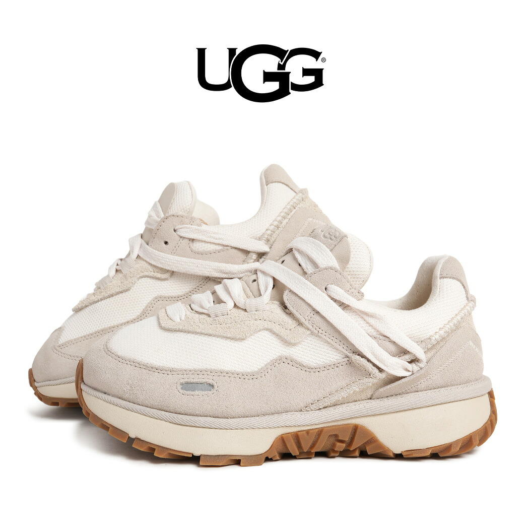 【15時までのご注文で即日発送！！】UGG アグ 厚底 RETRO FI LOW レトロ ファイ ローカット スニーカー CERAMIC ( ベージュ 白 ホワイト スエード レディース ウィメンズ 1167491-CERA )