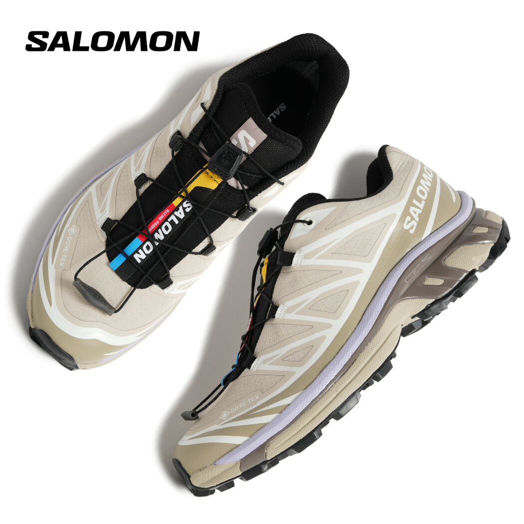【お買い物マラソン限定クーポン配布中!!】SALOMON サロモン XT-6 GTX ゴアテックス スニーカー EUCALYPTUS SILVER SAGE COSMIC SKY ( GORE-TEX ベージュ レディース L49202300 )｜PRECIOUS PLACE 23,925円