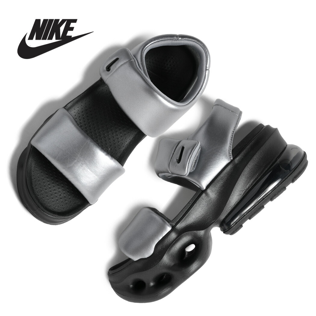 【15時までのご注文で即日発送！！】NIKE ナイキ 厚底 W AIR MAX HALO SANDAL ウィメンズ エア マックス ヘイロー サンダル MTLC COOL GREY ( KOKO ISLA おしゃれ かわいい レディース ストラップ IO1959-010 )