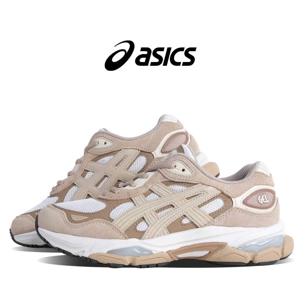 【15時までのご注文で即日発送!!】asics アシックス ゲル ニューヨーク スニーカー GEL-NYC 2.0 WHITE FEATHER GREY ( ベージュ ランニング メッシュ メンズ レディース 1203A895-102 )|PRECIOUS PLACE