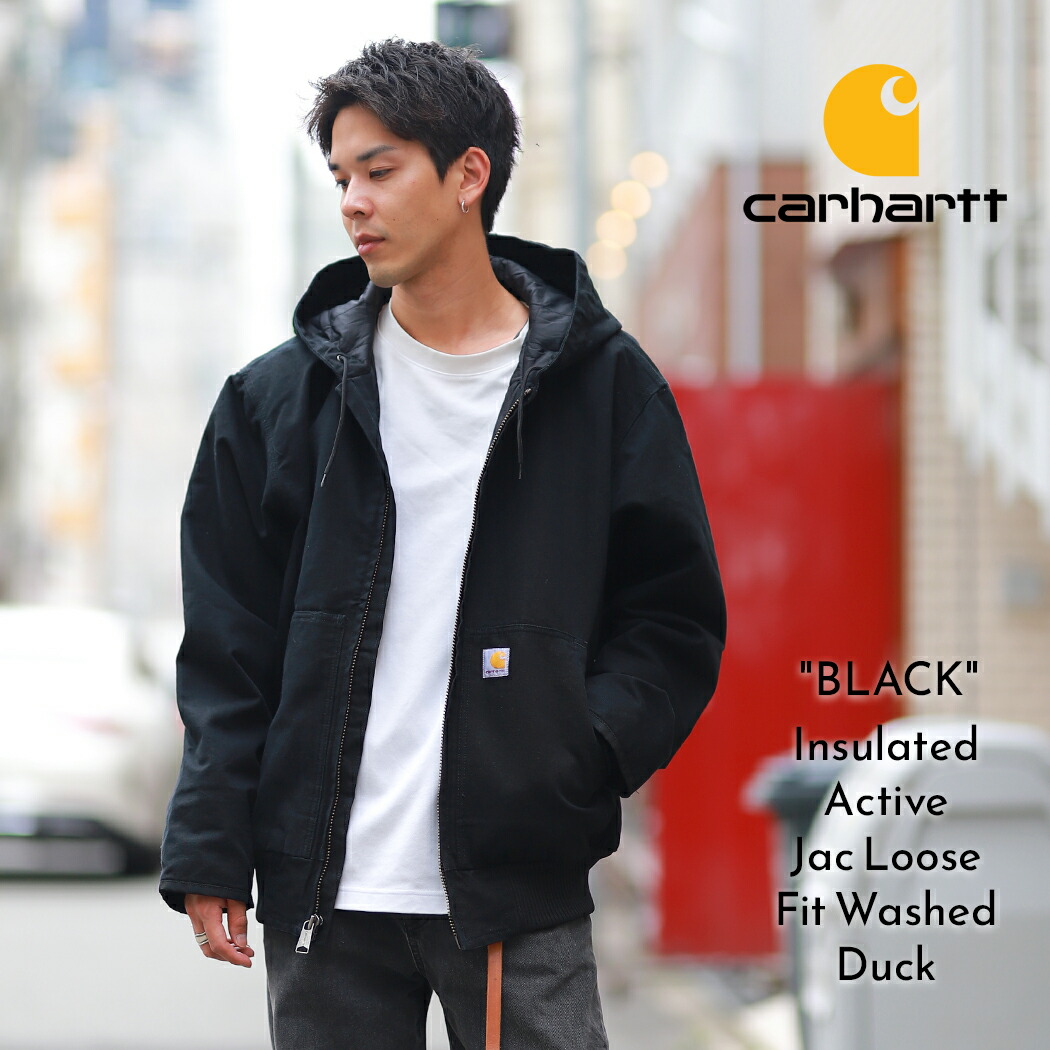 【Carhartt】ダックシエラジャケット・アクティブジャケット Carhartt カーハート Loose Fit Washed Duck Insulated Active