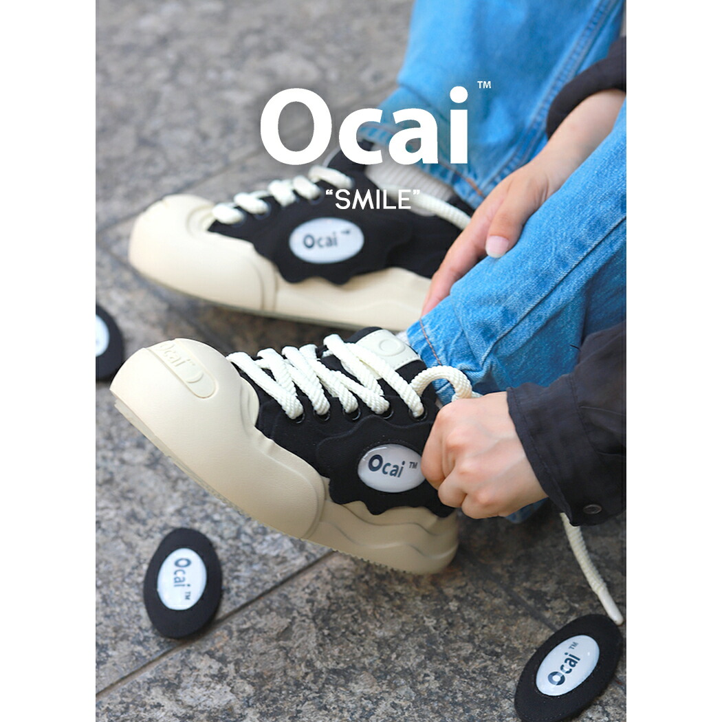 ★Ocai★ カジュアルフラットシューズ スニーカー 送関込み org.jpg